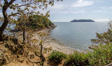 - Rusya. Nakhodka. Bahireva kayası manzarası.