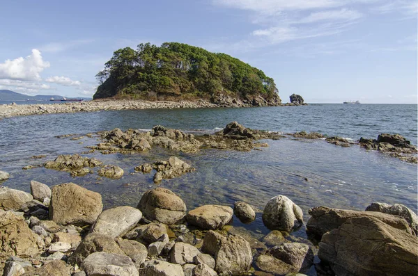 Rusia Nakhodka Vista Roca Bahireva — Foto de Stock