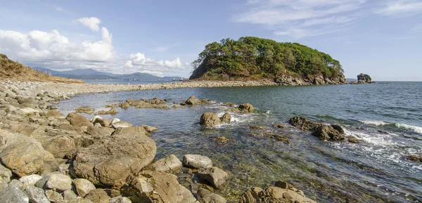 Rusia Nakhodka Vista Roca Bahireva — Foto de Stock