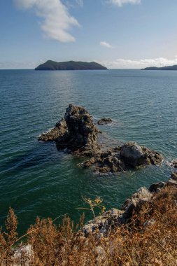 - Rusya. Primorye. Nakhodka Körfezi Manzarası.