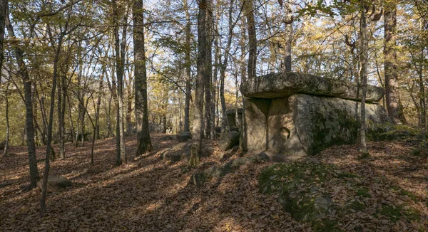 Rússia Região Krasnodar Dolmens Floresta Perto Aldeia Pshada — Fotografia de Stock