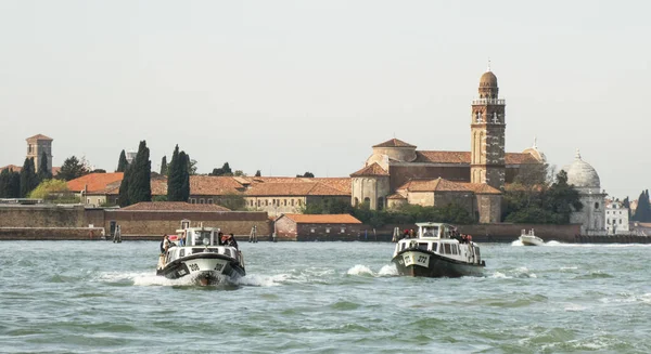 2019 Italië Venetië Vaporetto Lagune Bij Het Eiland Murano — Stockfoto