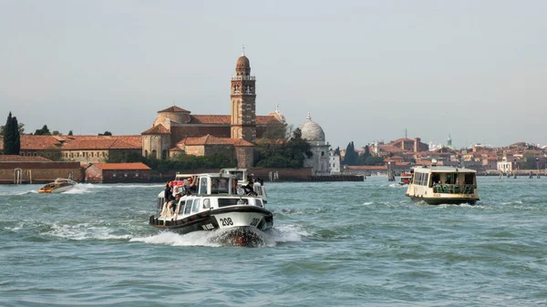 2019 Italië Venetië Vaporetto Lagune Bij Het Eiland Murano — Stockfoto