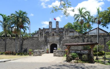 City of Cebu.  Fort San Pedro clipart