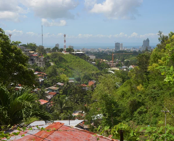 Cebu City. Panorama města. — Stock fotografie