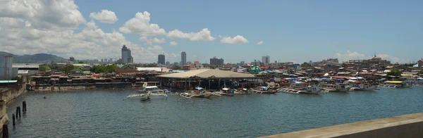 Stadt Cebu. Blick auf die Stadt. — Stockfoto