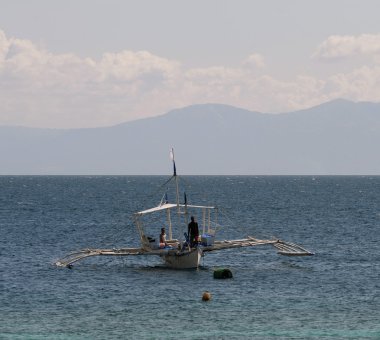 Filipin manzara. Moalboal.