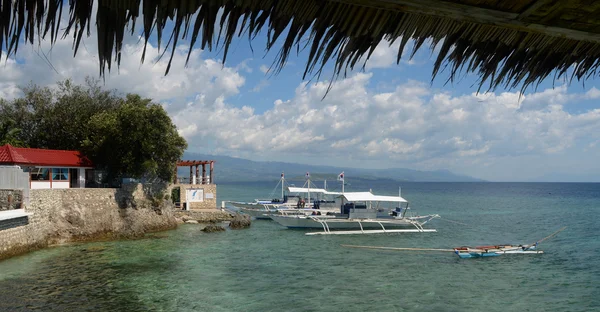 Paisaje Filipino. Moalboal . — Foto de Stock