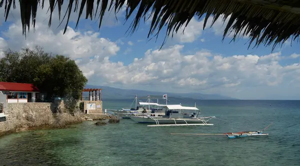 Paisaje Filipino. Moalboal . — Foto de Stock