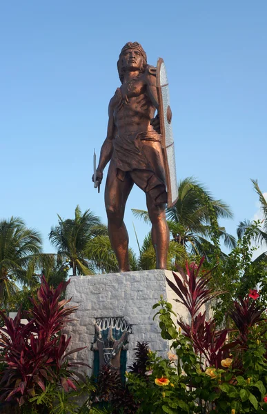 Filipinler. Mactan Island.Lapu-Lapu anıt