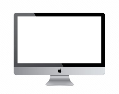 gerçekçi bilgisayar monitörü