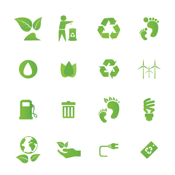 Eco Icon Set.