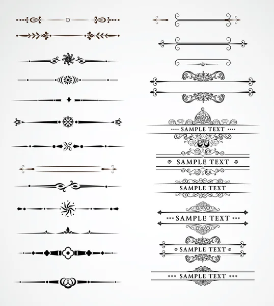 Decoratieve lijnen — Stockvector