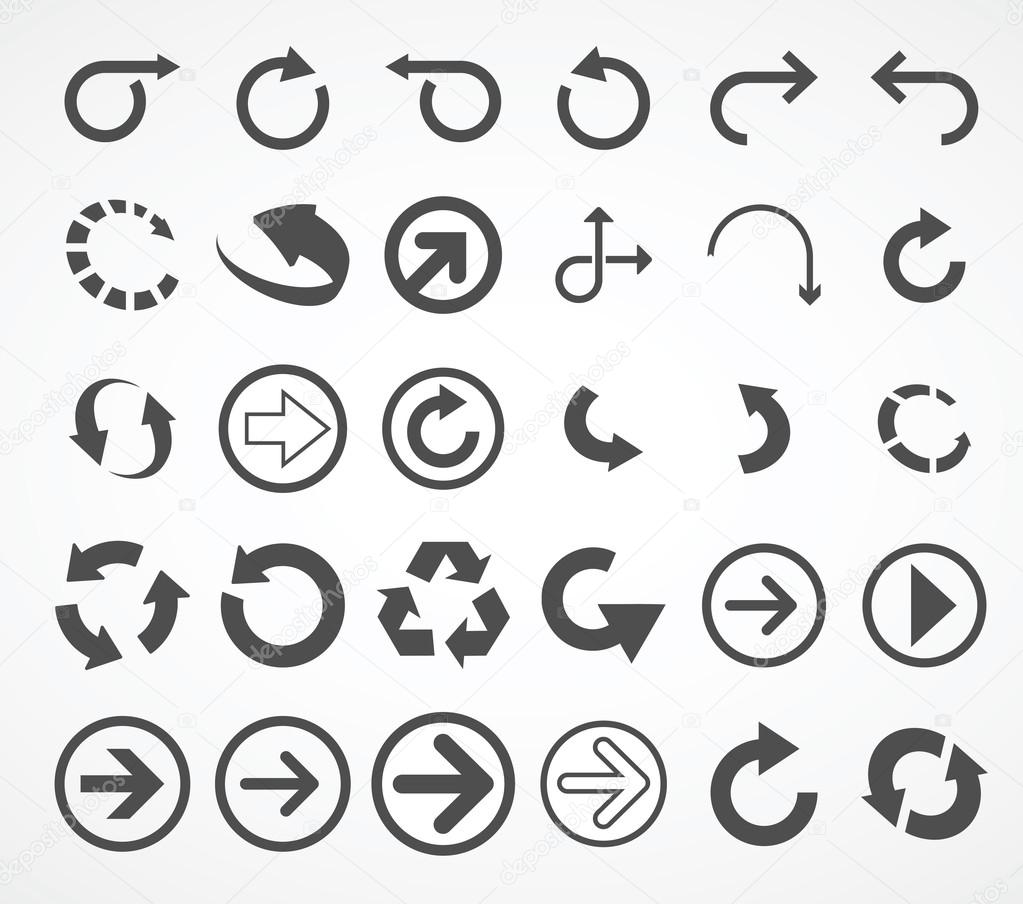 Arrows icons (arrows icons set)