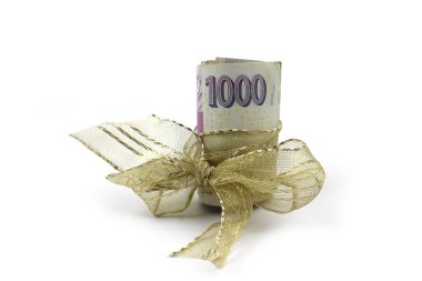 Çek banknotlar - para, GIF