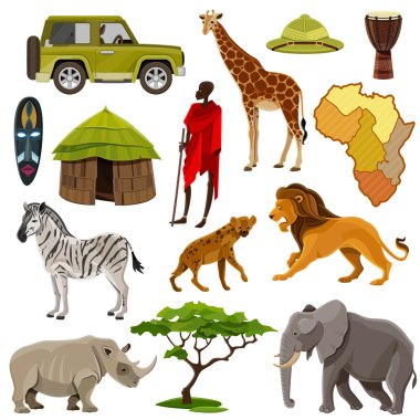 Afrika Icons set