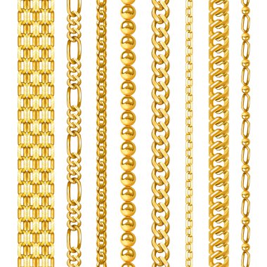 Golden Chains Set clipart