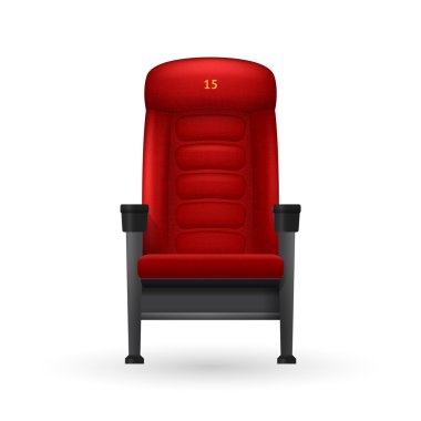 Sinema koltuğu illüstrasyon