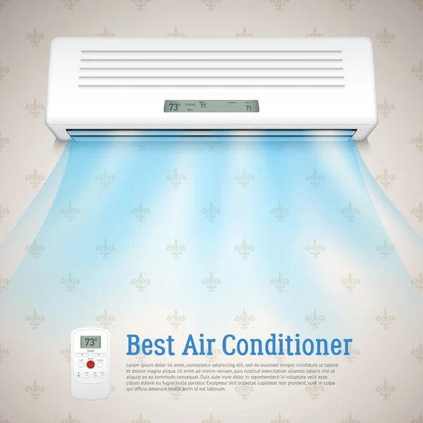 Beste illustratie van de airconditioner — Stockvector