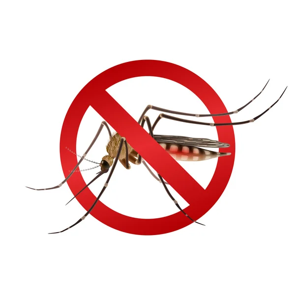 Panneau anti-moustique — Image vectorielle