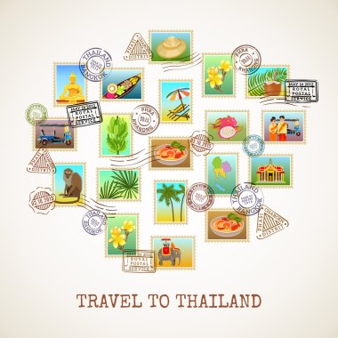 Thailand Postcard Poster