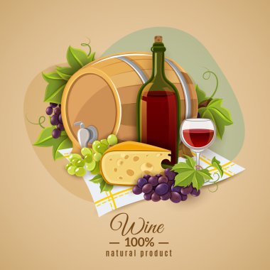 Wine And Cheese Poster