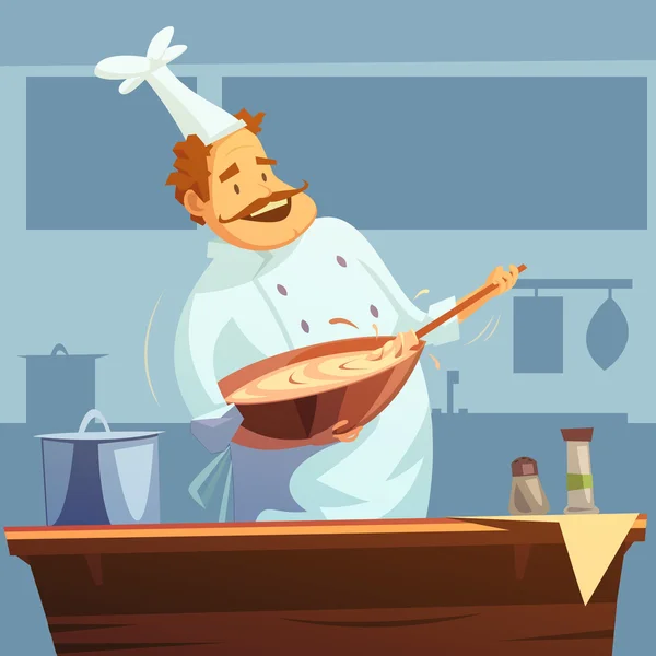 Cooking Workshop Illustration — Stock Vector