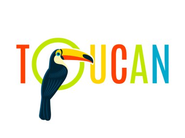 Toucan Flat Dekoratif Nameplate Tasarım Afiş