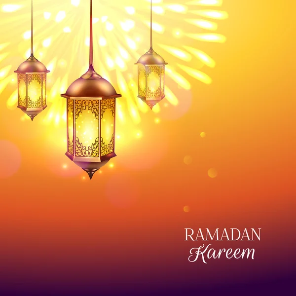Ramadan gekleurde afbeelding — Stockvector