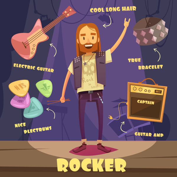 Rocker Character Pack For Man