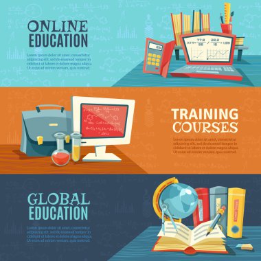 Okul Eğitim Online Kurslar afiş ayarla
