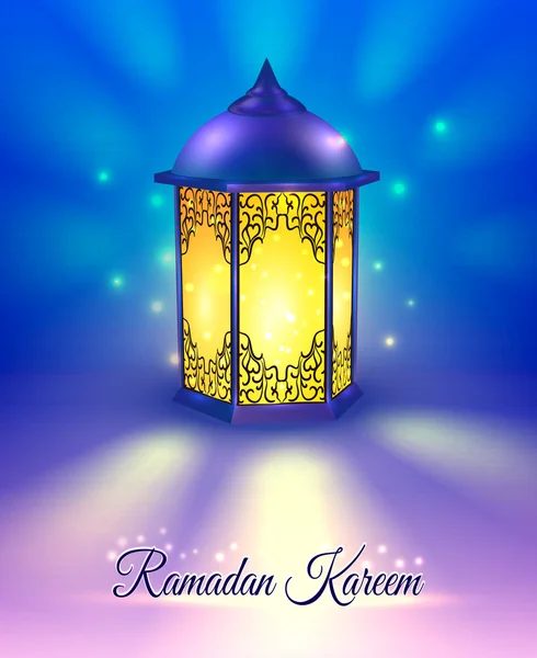 Ramadan färgade affisch — Stock vektor