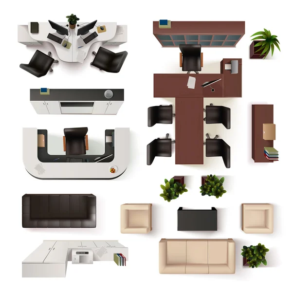 Furniture Icons Top View