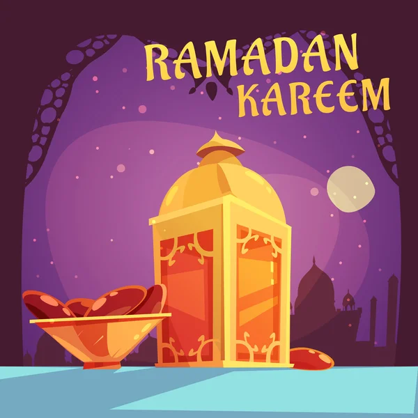 Illustrazione di Ramadan Iftar — Vettoriale Stock