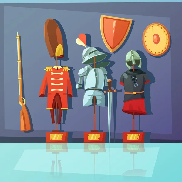 Múzeum Armor illusztráció — Stock Vector