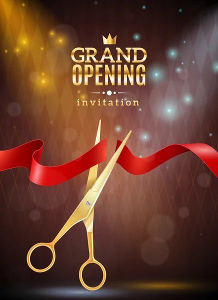 Grand Opening Background Ilustração —  Vetores de Stock