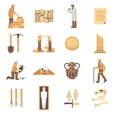 Arkeoloji Icons Set