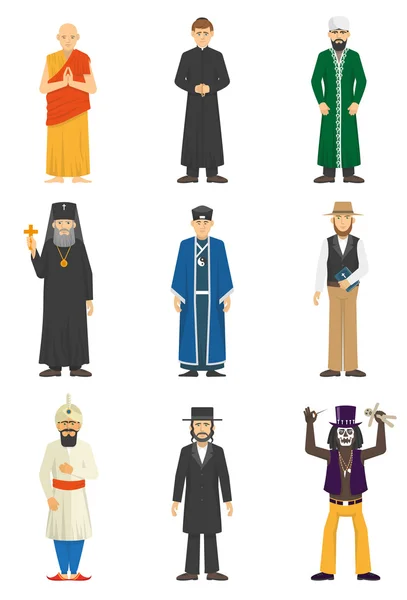 Religion Confession People — Stock Vector
