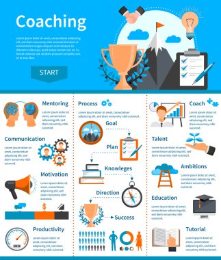 Infographics koçluk Mentorluk