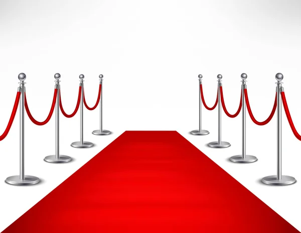 Red Carpet Illustration — Stock Vector