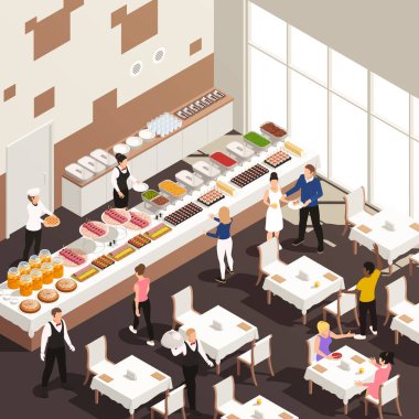 Catering Isometric View 