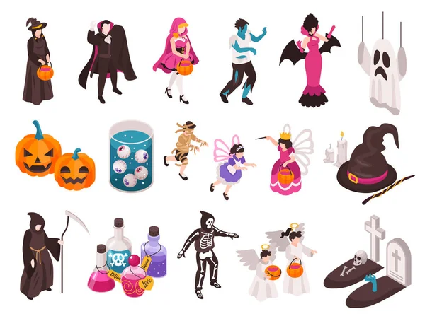 Halloween Party Icon Set — Stock Vector
