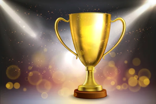 Achtergrond Golden Cup Award — Stockvector