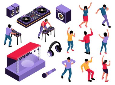 Isometric DJ Parti Seti