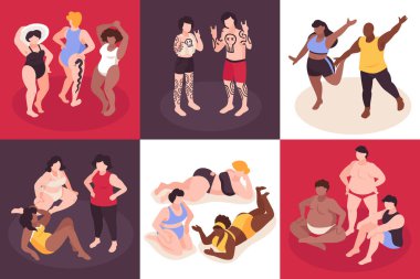 Vücut Pozitif Kavram Simgeleri Ayarlandı