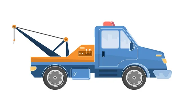 Tow Truck composition plate — Image vectorielle