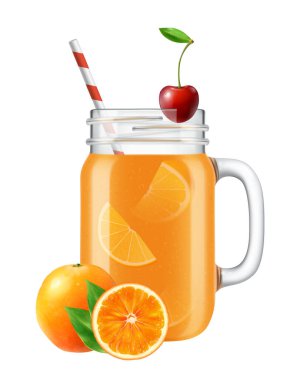 Smoothie Orange Kokteyl Kompozisyonu