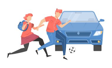 Yoldaki Çocuklar Kompozisyonu
