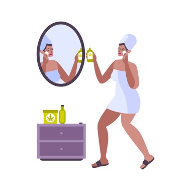 Güzellik keneviri yağı kompozisyonu