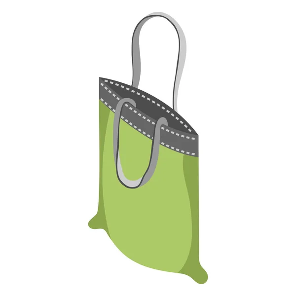 Eco Shopping Bag Composition — Stock Vector